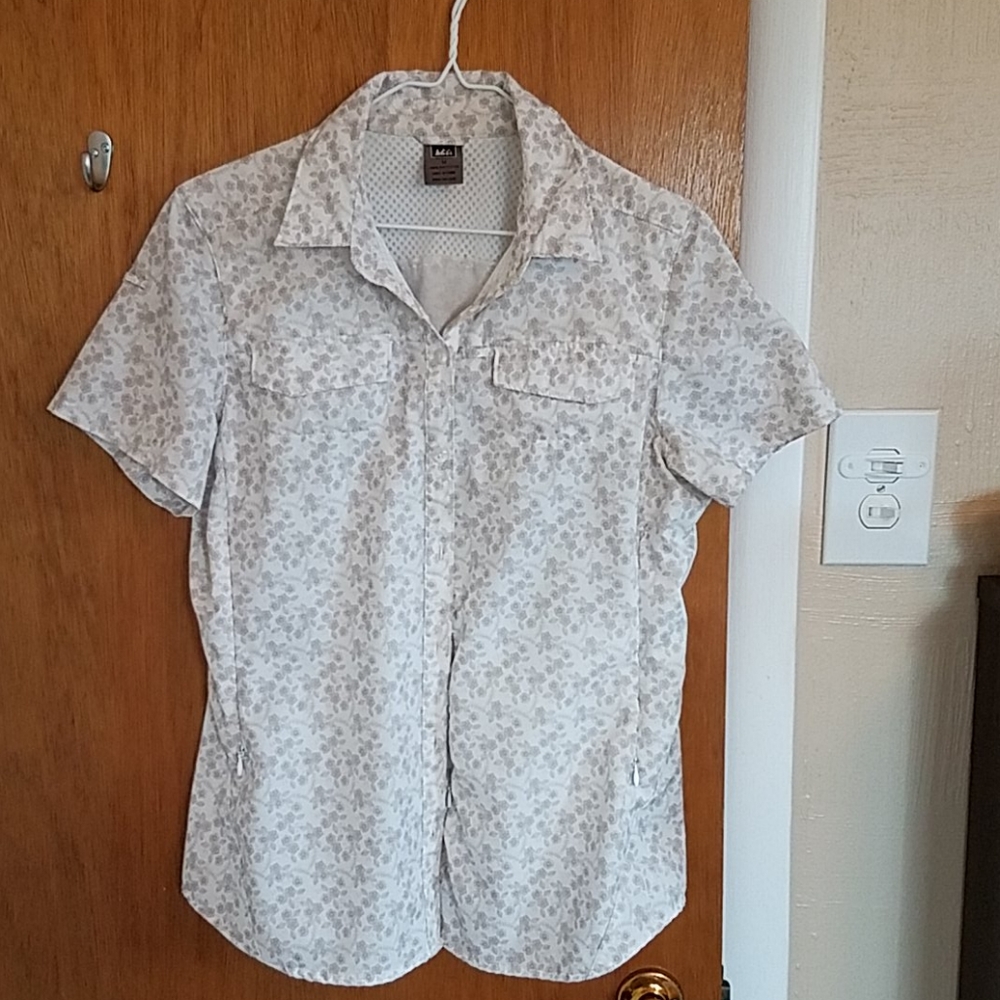 REI women's wicking hiking shirt, medium